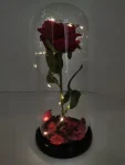 Rose of Love – LED-es örök rózsa - dekor lámpa díszdobozban (BBJ) (BBV)
