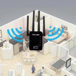 Pix-Link vezeték nélküli hálózati jelismétlő - WiFi router WPA-PSK / WPA2-PSK titkosítási biztonsággal (BBV)