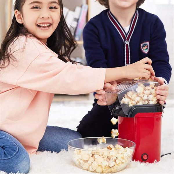 Kompakt méretű, forró levegős popcorn készítő gép - 3 perc alatt kipattogtatja a kukoricát - 1200W (BBM)