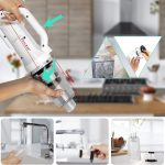 Vezeték nélküli, akkumulátoros álló porszívó HEPA szűrővel - autó és lakás takarításhoz is rendkívül praktikus - 120W (BBV)