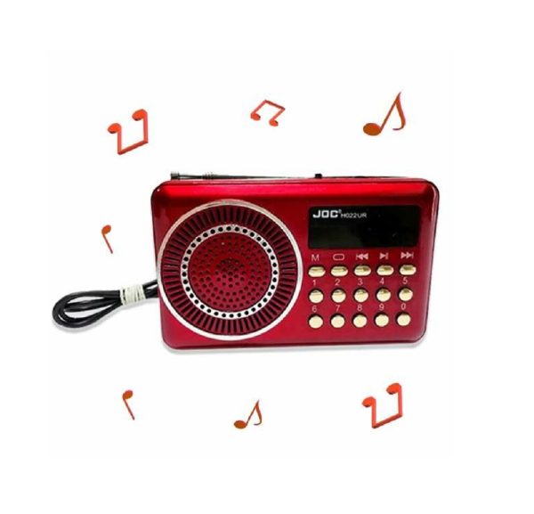 Klasszikus mini hordozható JOC FM rádió és zenelejátszó - USB+SD kártya bemenettel (BBL)