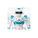 Intelligens, vezeték nélküli kontrollerrel irányítható távirányítós robot - zenél, táncol, mesét mond (BBJ)