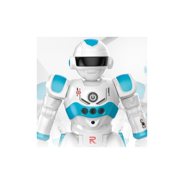Intelligens, vezeték nélküli kontrollerrel irányítható távirányítós robot - zenél, táncol, mesét mond (BBJ)