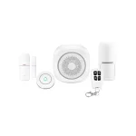 JG-H3 Smart Security wifis otthoni riasztórendszer szett - távirányítóval és okostelefonról is vezérelhető (THM)