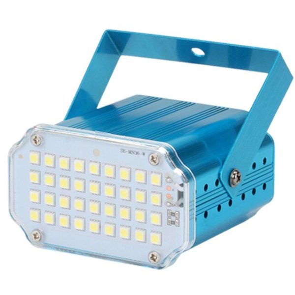 LED stroboszkóp, hang érzékelős, fehér (BBL)
