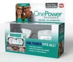 One power univerzális olvasószemüveg +0.5 és +2.5 között állítható dioptriával - flex focus optics technológia (BBM)