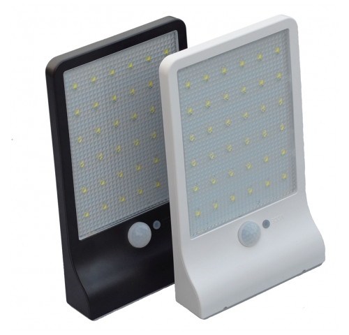 Mozgásérzékelős, napelemes, falra szerelhető LED panel 7 órás üzemidővel - 4W (BBL)