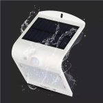 Egyszerűen telepíthető kültéri szolár lámpa mozgásérzékelővel - modern design - 20W (BBV)
