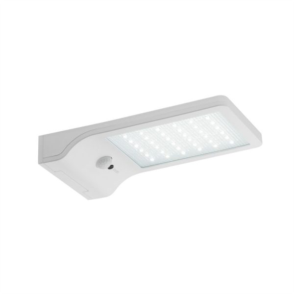Mozgásérzékelős, napelemes, falra szerelhető LED panel 7 órás üzemidővel - 4W (BBL)