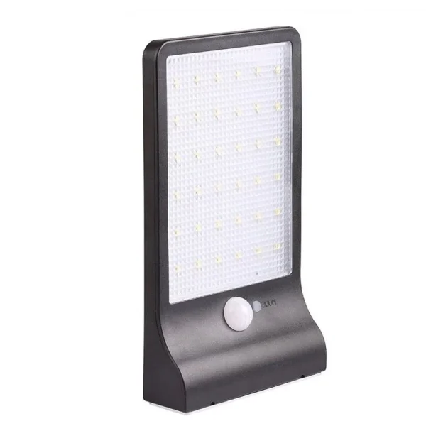 Mozgásérzékelős, napelemes, falra szerelhető LED panel 7 órás üzemidővel - 4W (BBL)