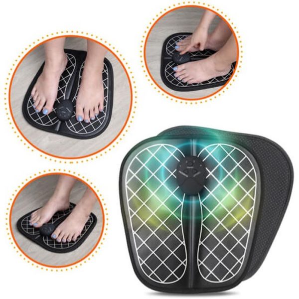 Elektromos talpmasszírozó szőnyeg – infravörös hő és vibrációs masszázs 6 móddal (BBV)