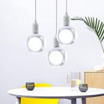 FBL összecsukható, E27 UFO LED lámpa, Design lámpa, 40W - labda forma (BBL)