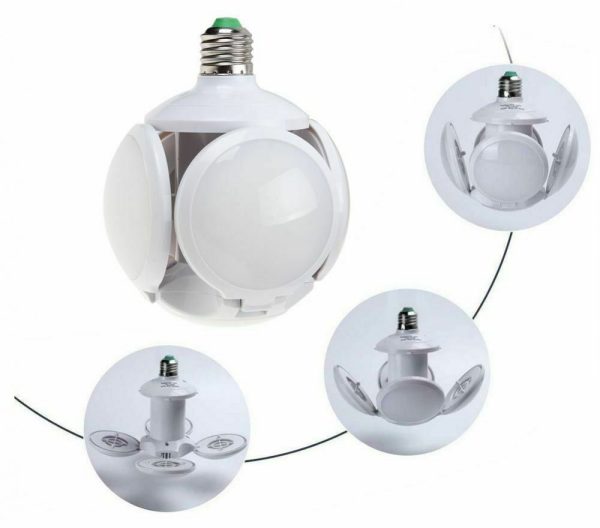 FBL összecsukható, E27 UFO LED lámpa, Design lámpa, 40W - labda forma (BBL)