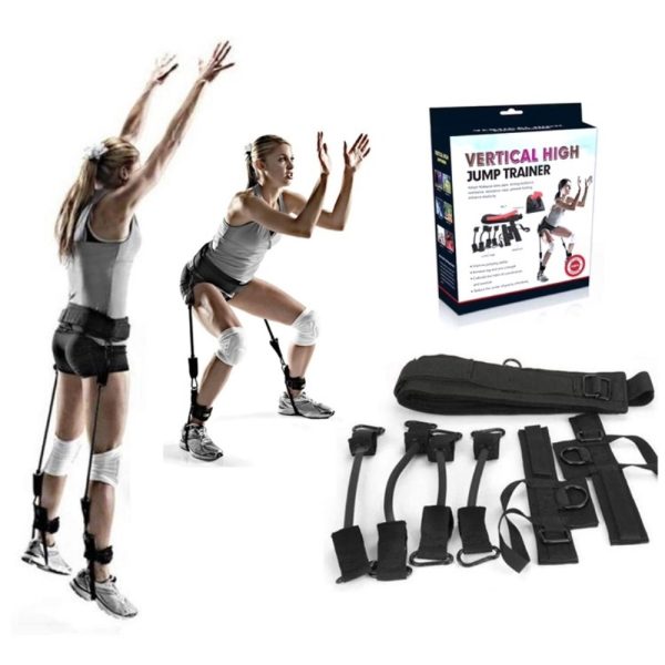 Függőleges ugrás tréner, sebesség- és ügyeszségfejlesztő lábizom erősítő szalag (BBM)