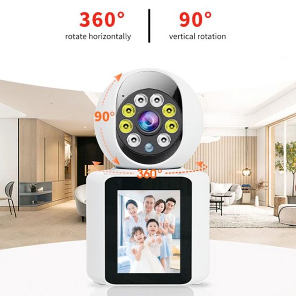 Intelligens vezeték nélküli Wifi HD kamera beépített kijelzővel (BBV)