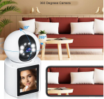 Intelligens vezeték nélküli Wifi HD kamera beépített kijelzővel (BBV)