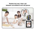 Intelligens vezeték nélküli Wifi HD kamera beépített kijelzővel (BBV)