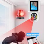 Intelligens vezeték nélküli Wifi HD kamera beépített kijelzővel (BBV)