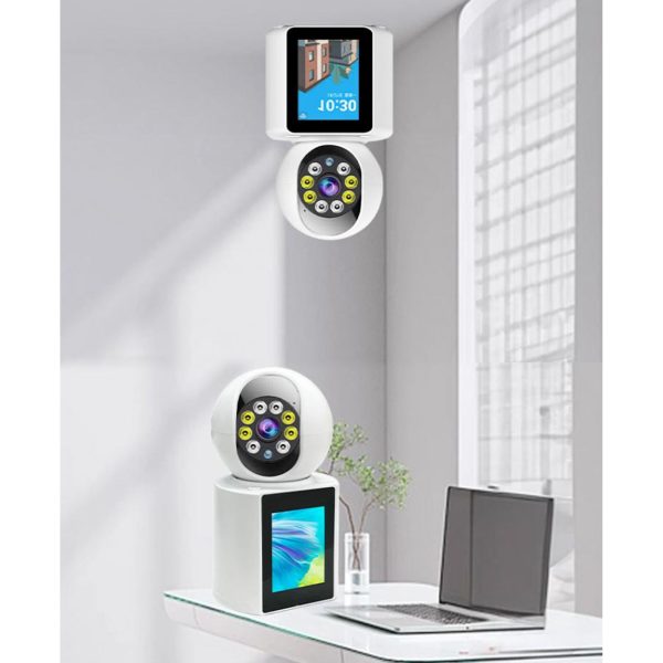 Intelligens vezeték nélküli Wifi HD kamera beépített kijelzővel (BBV)