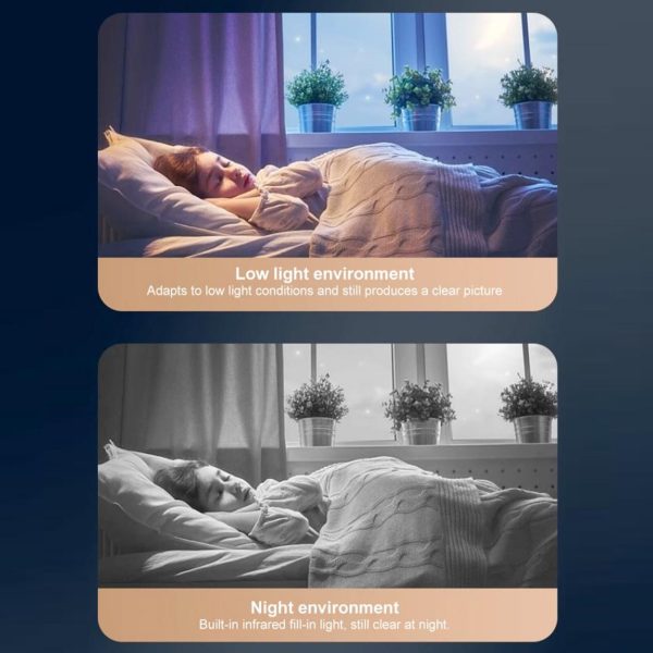 Intelligens vezeték nélküli Wifi HD kamera beépített kijelzővel (BBV)