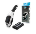 X6 Bluetooth FM transzmitter távirányítóval - zenehallgatáshoz és vezetés közbeni telefonáláshoz (BBL)
