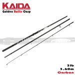 KAIDA Golden Carp Boilie Carbon bojlis bot 360cm 3lb (BBHR)