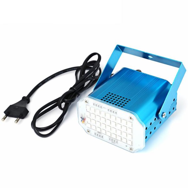LED stroboszkóp, hang érzékelős, fehér (BBL)
