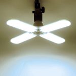 60W négyágú E27 LED lámpa / Ventilátor formájú energiatakarékos fényforrás (BBL)