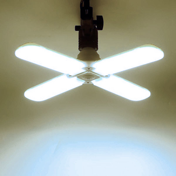 60W négyágú E27 LED lámpa / Ventilátor formájú energiatakarékos fényforrás (BBL)