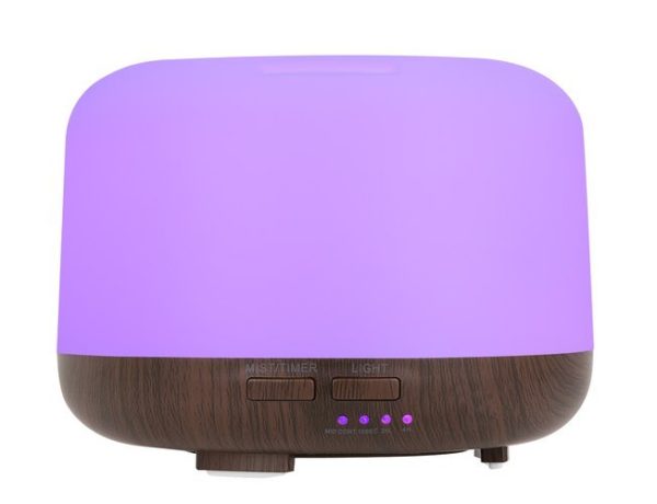 Aroma Mágus - LED aromaterápiás párologtató/diffúzor távirányítóval 300ML (BBD)