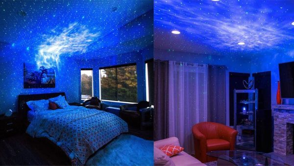 GALAXIS projector - csillagos ég party lámpa távirányító+hangszóró BLUETOOTH (BBJ) (BBV)