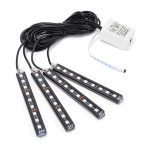 RGB LED lábtér világítás autóba - távirányítós (BBL)