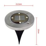 SOLAR kültéri beépíthető napelemes lámpa 4 darab (BBV)