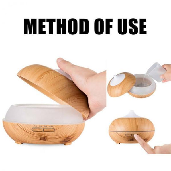 Ultrahangos aroma diffúzor párologtató 300ML (BBV)