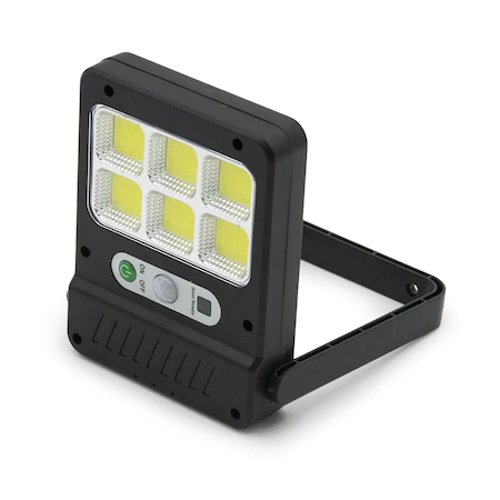 Worthair WA22-02 napelemes kültéri lámpa 72 LED-del, távirányítóval és mozgásérzékelővel – 180W (BBV)
