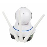 WiFi kamera beépített hang- és mozgásérzékelővel, 3 antennával - 360°-ban mozgatható (BBV)
