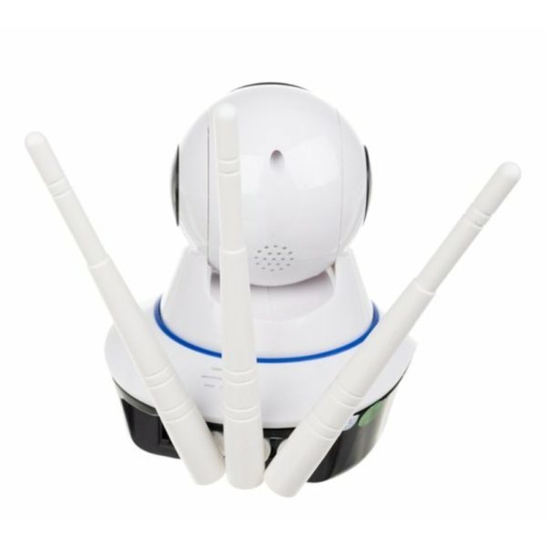 WiFi kamera beépített hang- és mozgásérzékelővel, 3 antennával - 360°-ban mozgatható (BBV)
