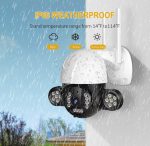 Vezeték nélküli VRT-C28 Wifi Smart kültéri, éjjellátó, vízálló kamera - távolról vezérelhető (BBV)