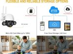 Vezeték nélküli VRT-C28 Wifi Smart kültéri, éjjellátó, vízálló kamera - távolról vezérelhető (BBV)