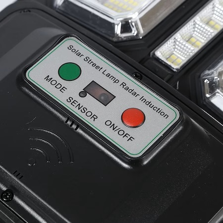 Worthair mozgásérzékelős, vízálló szolár lámpa - környezetbarát, napenergiával működő kültéri világítás - 600W (BBV)
