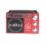 X-BASS Hordozható FM rádió és MP3 lejátszó beépített LED fényvetővel (BBJH)