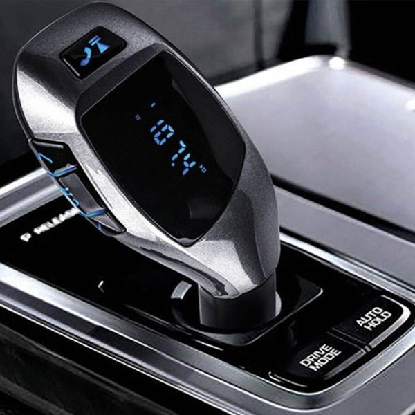 X6 Bluetooth FM transzmitter távirányítóval - zenehallgatáshoz és vezetés közbeni telefonáláshoz (BBL)