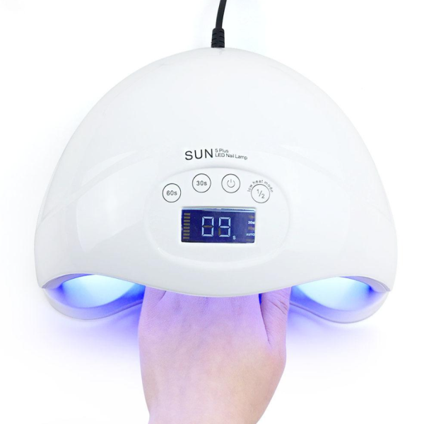 24 LED-es UV/LED Köröm Lámpa – 48W nagy teljesítményű géllakk szárító, automatikus érzékelővel és időzítővel (BLLV)
