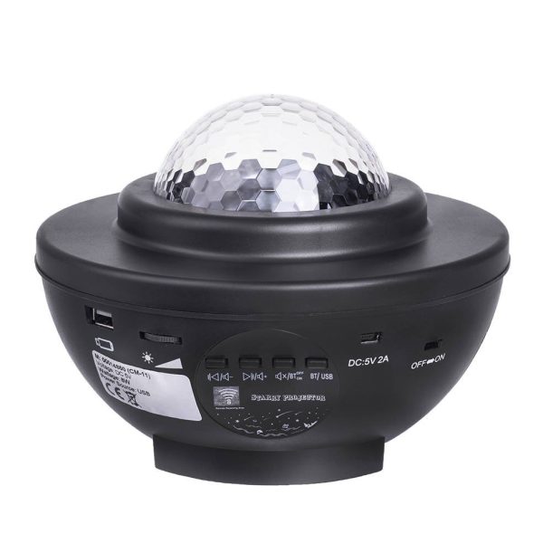 GALAXIS projector - csillagos ég party lámpa távirányító+hangszóró BLUETOOTH (BBJ) (BBV)