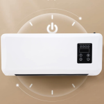 Fali elektromos fűtő- és hűtőtest – 1500 W teljesítményű, 2 fokozatú, időzítővel és távirányítóval, 20 m²-es helyiségig (BBM)