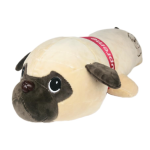 Óriás méretű 2in1 párna és plüss kutyus - pihe-puha mopsz alakú párna - 53 x 30 x 20 cm (BBJ)