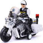 Rendőrségi játék motorkerékpár – 23 cm-es motor fény- és hangeffektekkel, realisztikus rendőr jármű gyerekeknek WY430A (BBJ)