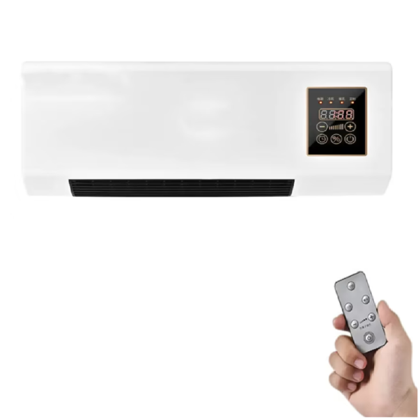 MSK 2 az 1-ben hűtő és hősugárzó – 54 cm-es ventilátor hűtésre és fűtésre, 16–40°C hőfokszabályzással, 1650/3300 W teljesítménnyel, távirányítóval – fehér (BBV)
