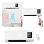 MSK 2 az 1-ben hűtő és hősugárzó – 54 cm-es ventilátor hűtésre és fűtésre, 16–40°C hőfokszabályzással, 1650/3300 W teljesítménnyel, távirányítóval – fehér (BBV)