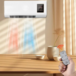 MSK 2 az 1-ben hűtő és hősugárzó – 54 cm-es ventilátor hűtésre és fűtésre, 16–40°C hőfokszabályzással, 1650/3300 W teljesítménnyel, távirányítóval – fehér (BBV)